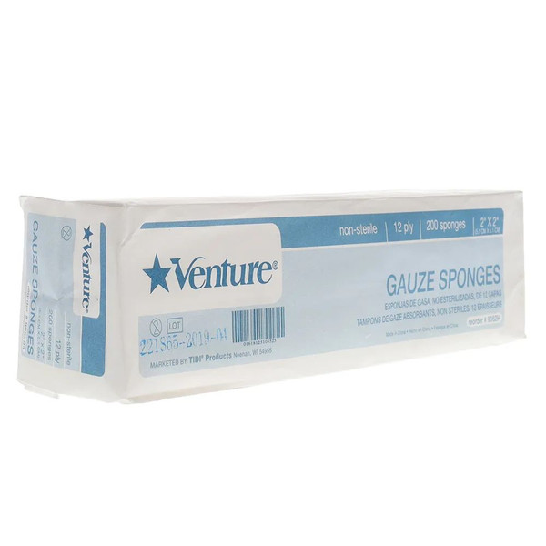 Tidi Products - Tdi1272i - 12 Ply Non Sterile Gauze Sponges - Each