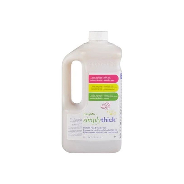 Simply Thick - St2Lbottle - Food And Beverage Thickener 1.6 Liter Pump Bottle Unflavored Gel Iddsi Level 2 Mildly - Box/1