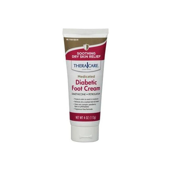 Veridian Healthcare - 19-214 - Theracare Diabetic Foot Cream, 4oz - Each