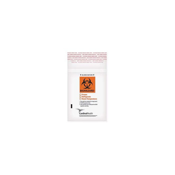 Cardinal Health - Ch6X9Ylwf - Bag, Specimen Trans Zip - Lock Ylw 2Ml 6"X9" - Case/10