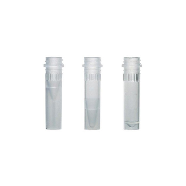 Cardinal Health - C1310-28 - Microcentrifuge Tube Plain 1.5 Ml Screw Cap Polypropylene - Case/5