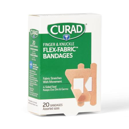 Medline - Cur45246Rbh - Bandage,Fabric,Curad,Fng/Knckl - Carton/20