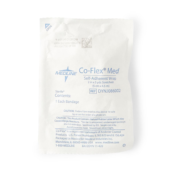 Medline - Dynj086002h - Bandage,Self Adhrnt,Coflex,2"x5yd,Strl - Each