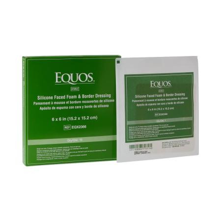 Medline - Eqx2366z - Dressing, Foam, Silicone Adhesive, 6"x6" - Each