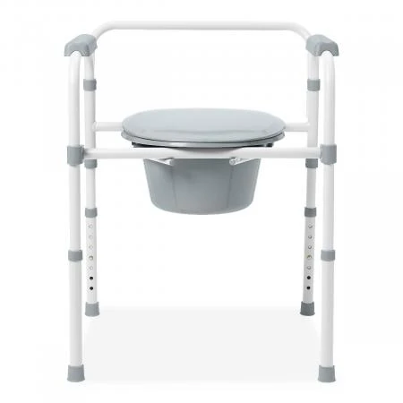 Medline - G1-200lx1 - Commode,3-In-1,Steel,Elongated - Each