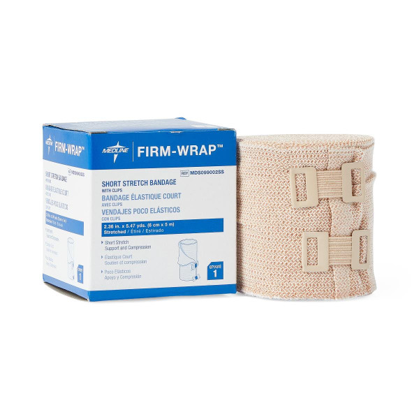 Medline - Mds099002ssh - Bandage,Shortstretch,6cmx5m,2.36x5.47yd - Each
