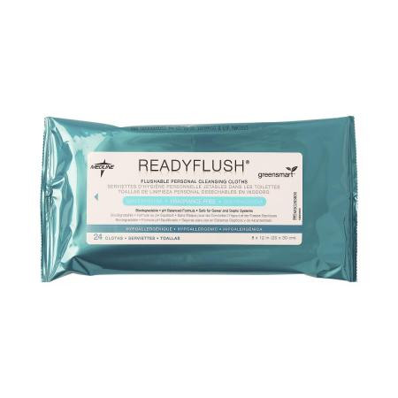 Medline - Msc263830 - Wipe, Readyflush, Fragrance Free - Package/24