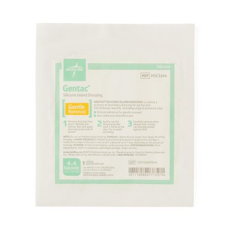 Medline - Msc3344H - Gentac Brd Gze,4"X ", 2.5"X2.5"Pad - Each
