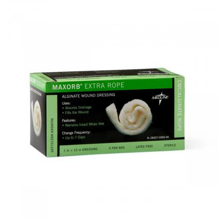 Medline - Msc7012epz - Dressing, Rope, Maxorb Extra, 1"x12" - Each