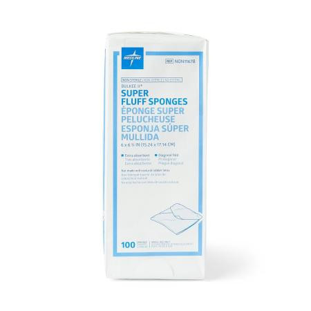 Medline - Non1167bz - Gauze,Sponge,Fluff,Bulkee,6"x6.75",Ns,Lf - Each