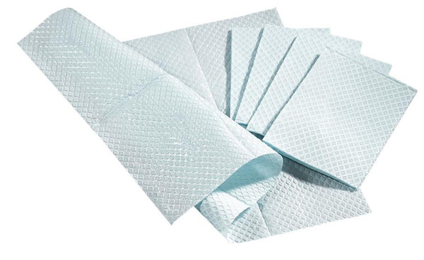 Medline - Non24357b - Paper,Pro Towel,Tissue,3ply,Blue,13"x18" - Each