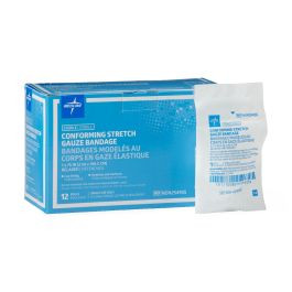 Medline - Non254955h - Bandage,Gauze,Conforming,1"x75",Strl,Lf - Each