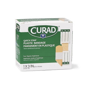 Medline - Non25600qs - Bandage,Adh,Plas,Quick Strip, 1"x3",Strl - Each