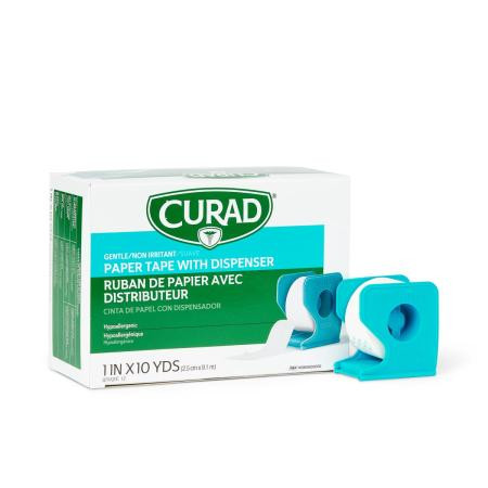 Medline - Non260001dz - Tape,Paper,Curad,1"x10yd,W/Dispenser,Lf - Each