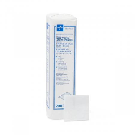Medline - Non26223 - Gauze,Nw,Deluxe,2"x2",3ply,Ns,Lf - Each