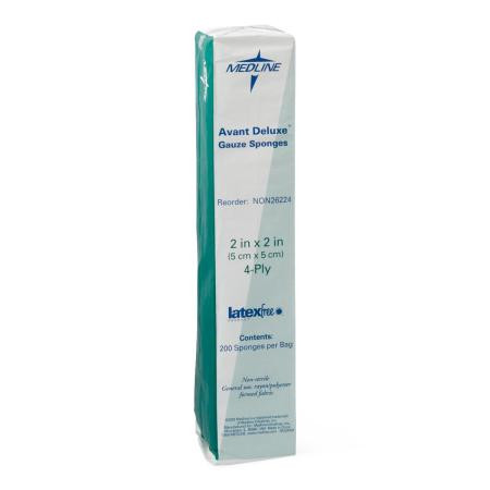 Medline - Non26224h - Gauze,Nw,Deluxe,2"x2",4ply,Ns,Lf - Each