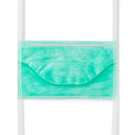 Medline - Non27382z - Mask,Face,Green,Chamber,Ties,Lf - Each