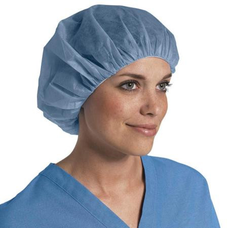 Medline - Non28533bz - Cap,Bouffant,Proseries,Hvy Wt,Blue,24" - Each