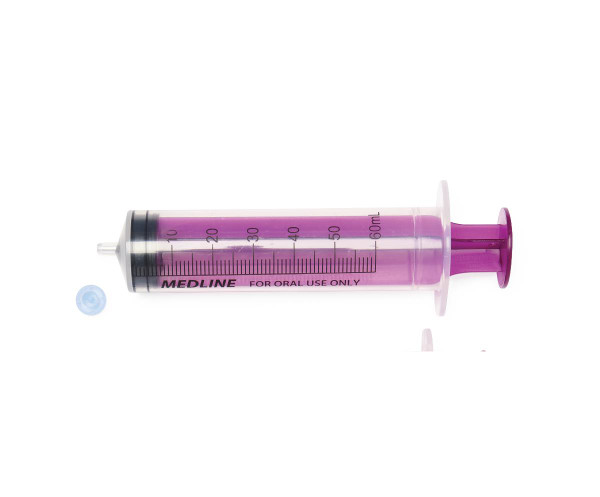 Medline - Non65160 - 60ml Oral Syringe, Clear,Sterile - Each