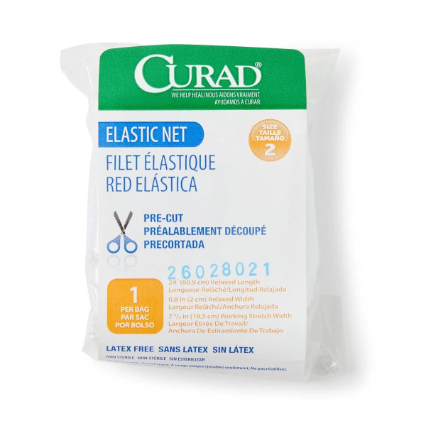 Medline - Nonnet224Ph - Net,Elastic,Precut Sz 2 X24"L,Lf - Each