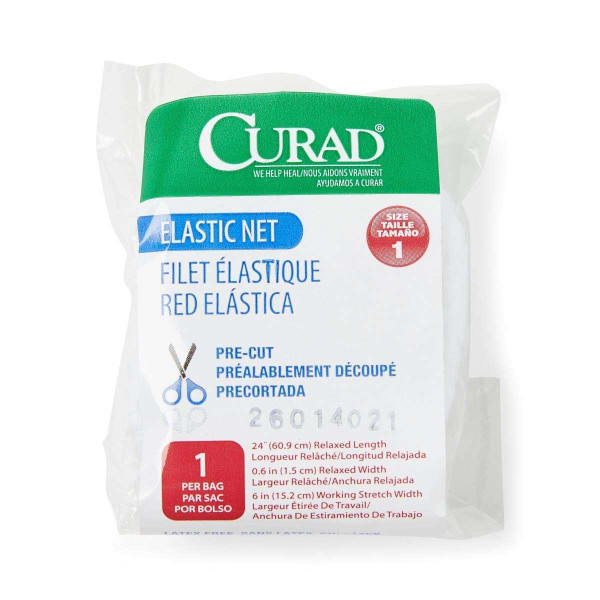 Medline - Nonnet324p - Net,Elastic,Precut Sz 3 X24"l,Lf,25 - Each
