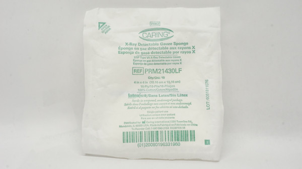 Medline - Prm21430Lf - Gauze,Sponge,Xray,4"X4",16Ply,Strl - Package/10