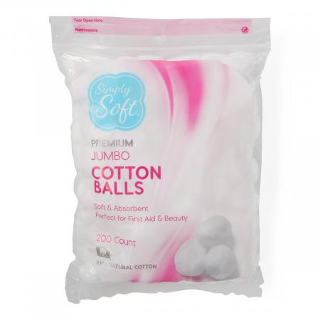 Medline - Rss10003 - Cotton Balls, 200ct,Ss,Jumbo,.65g - Carton/200