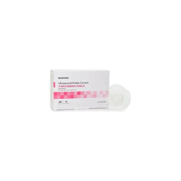 Mckesson - 16-1006 - Ultrasound Probe Cover With Debris Shield 1 X 8 Inch Polyurethane Nonsterile For Use Endocavity - Box/40