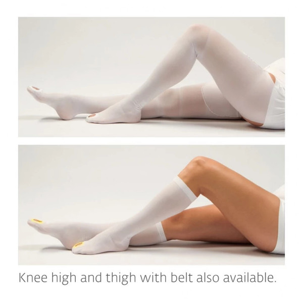 Djo Djorthopedics - Venaflow Aes - 501S-5 - Anti - Embolism Stocking Thigh High X - Large / Short White Inspection Toe - Box/6