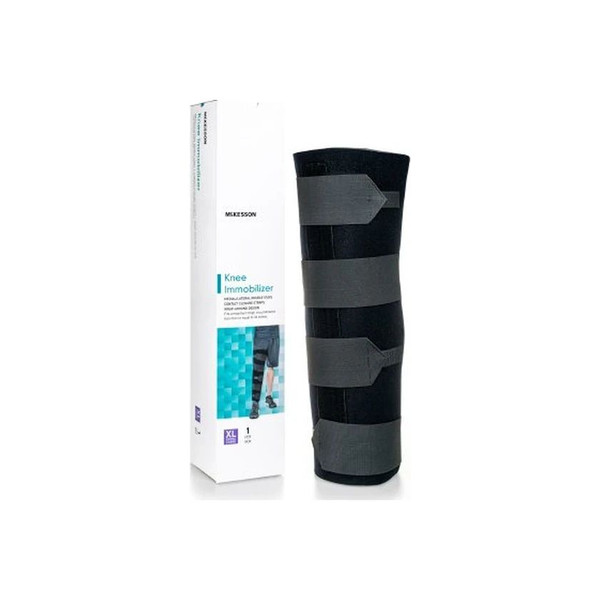 Mckesson - 155-79-96021 - Knee Immobilizer X - Large Up To 36 Inch Thigh Circumference 22 Length Left Or Right - Each