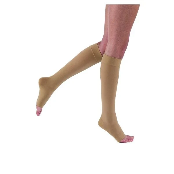 Bsn Medical - Jobst Relief - 6038772 - Compression Stocking Knee High Large / Petite Full Calf Black Open Toe - Each