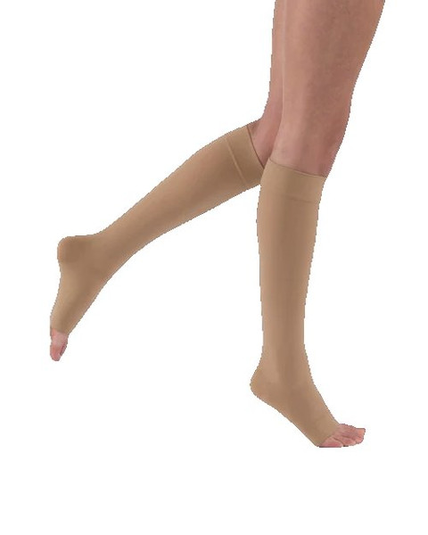 Bsn Medical - Jobst Relief - 7865180 - Compression Stocking Knee High Medium Black Open Toe - Each