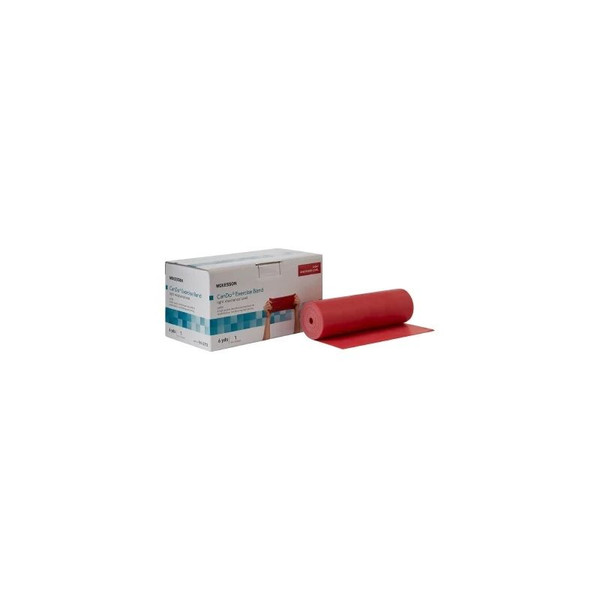 Mckesson - 169-5212 - Cando Exercise Resistance Band Red 5 Inch X 6 Yard Light - Each