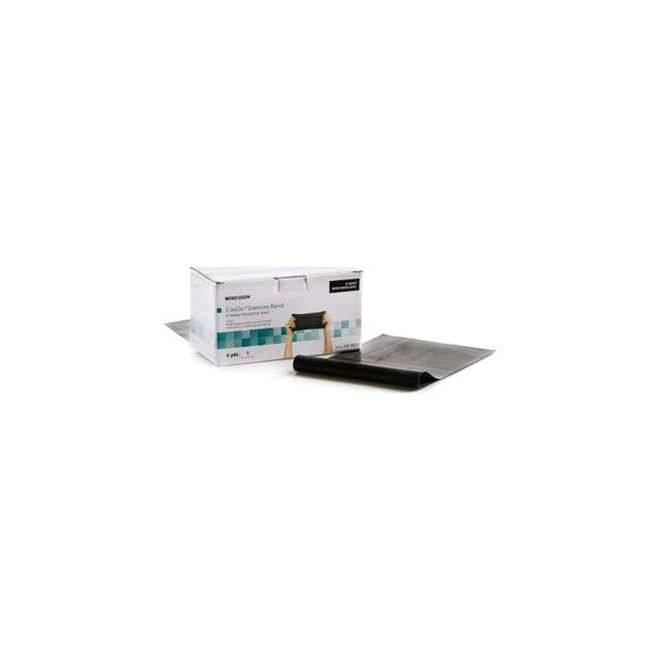 Mckesson - Cando - 169-5215 - Exercise Resistance Band Black 5 Inch X 6 Yard Heavy - Each