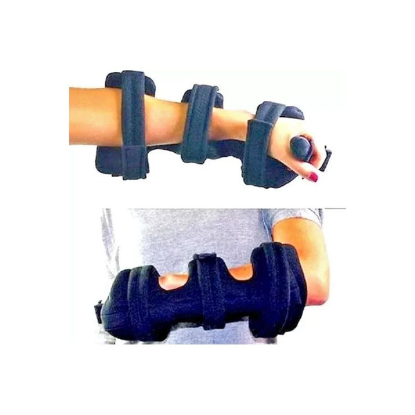 Comfortland - 31-500 - Endeavor Deluxe Wrist/Hand Splint - Malleable Frame, Grip Bar With Spacers, Adjustable Wrist Hinge - Ambidextrous, Universal - Fits All - Each
