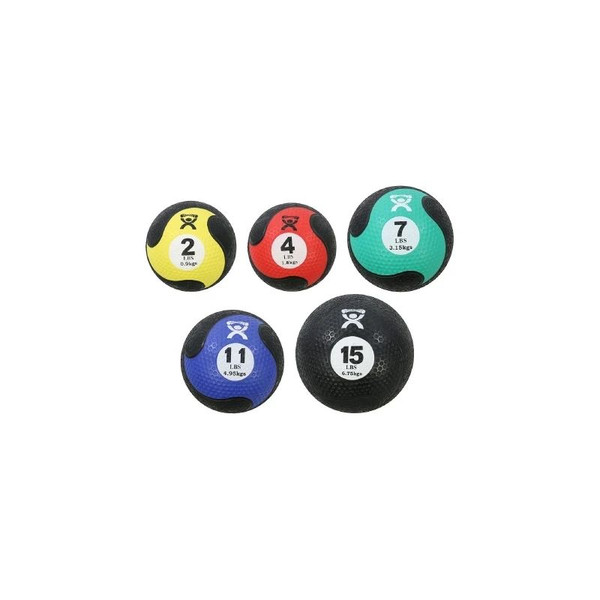 Fabrication Enterprises - Cando - 103146 - Medicine Ball Set 2 Lbs / 4 7 11 15 - Set/1