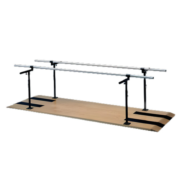 Fabrication Enterprises - Z1-1922 - Parallel Bars Floor Mounted 10 Foot - Each