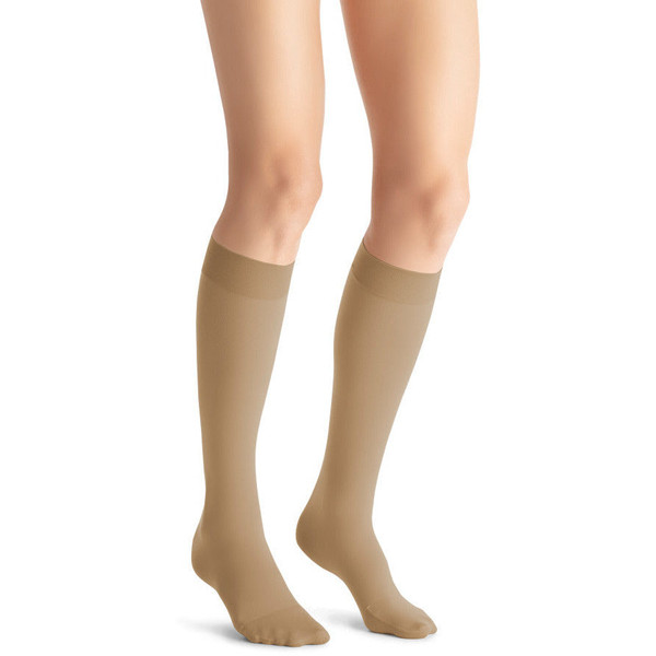 Bsn Medical - Jobst Opaque - 115284 - Compression Stocking Knee High Large Natural Closed Toe - Pair