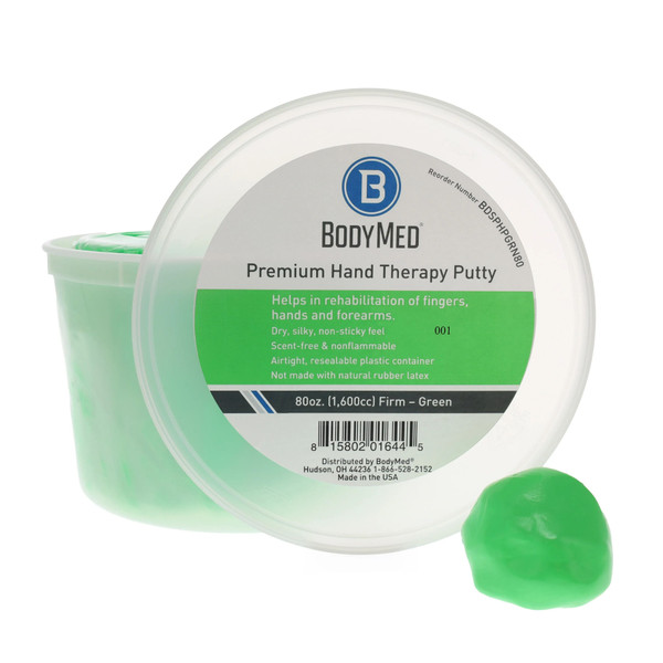Bodymed - Bdsphpgrn80 - Premium Hand Therapy Putty - Firm - Each