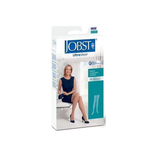 Bsn Medical - Jobst - 122251 - Ultrasheer Med Thigh - Hi, Black, Clsd Toe Ultrasheer, 20 - 30 Mm - Each