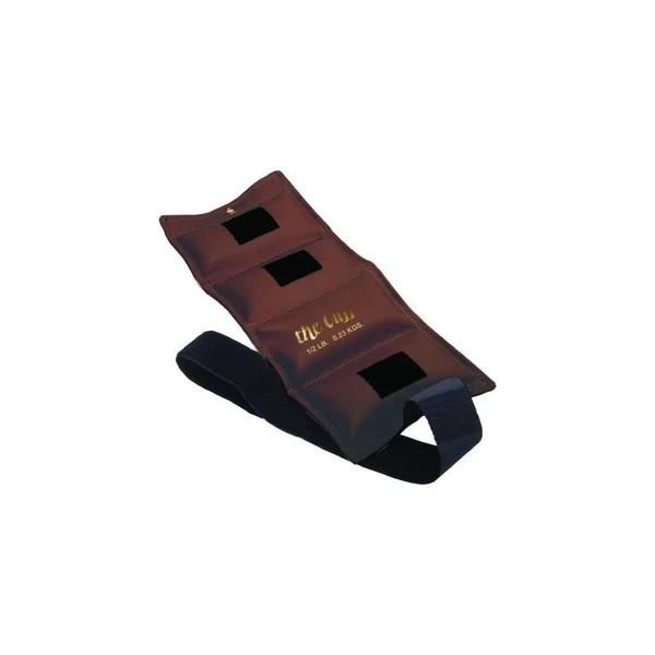 Fabrication Enterprises - The Cuff - 100201 - Ankle Weight Cuff, Vinyl Outer Fabric, Velcro Closure, Contains Metal Pellets, Walnut, 1/2Lb - Each