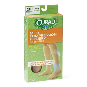 Medline - Mds1712dth - Hosiery,Compr,Knee,8-15,Xl,Tan,Reg - Each
