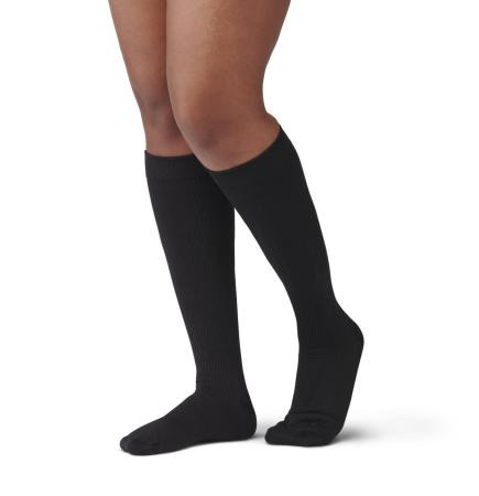 Medline - Mds1714cbh - Sock,Compr,Cush,Knee,15-20,Sizec,Blk,Reg - Each