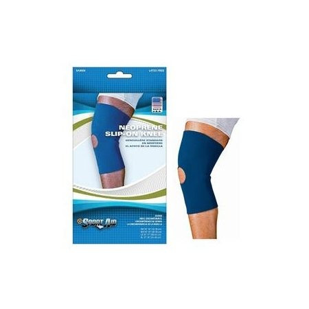 Cardinal Health - Sa9050 Blu Md - Sportaid Neoprene Slip - On Knee Brace, Open Patella, Blue, Medium, 14" - 15". - Each