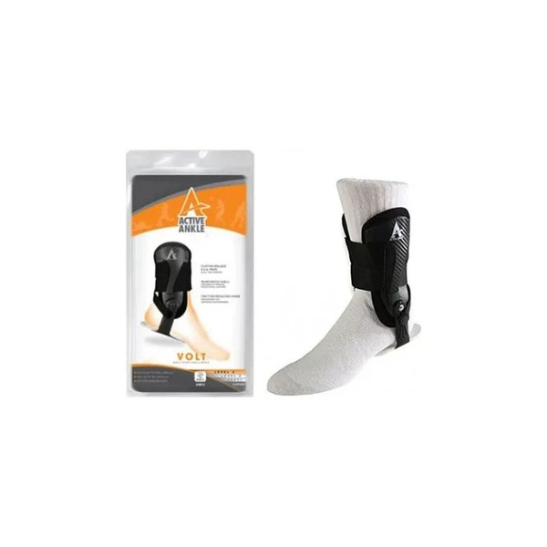 Hygenic - 760150 - Active Ankle Volt Rigid Brace, Black, Small. - Each