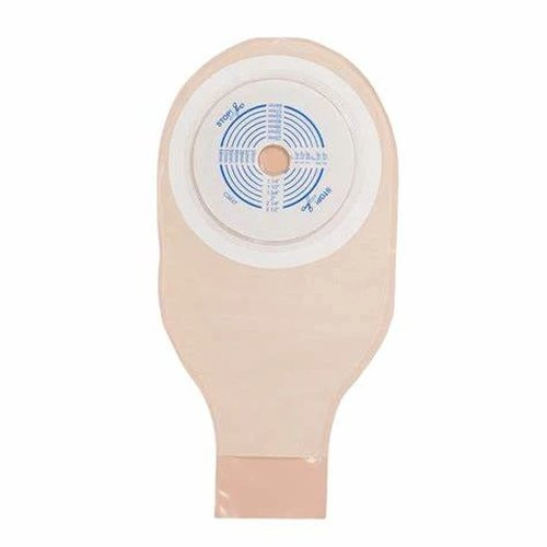 Fortis Medical - 31134 - Entrust 12" Drainable Pouch, Transparent, 1 - 3/4", With Belt Tabs, And One Curved Tail Closure - Box/10