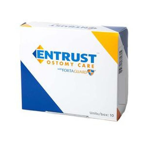 Fortis Medical - Entrust - 32134 - 12" Drainable Pouch, Beige, 1 - 3/4", With Belt Tabs And One Curved Tail Closure - Box/10