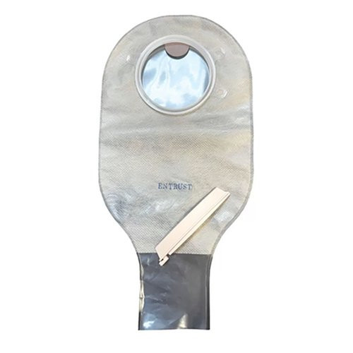 Fortis Medical - Entrust - 32234 - 12" Drainable Pouch, Beige, 2 - 3/4", With Belt Tabs, And One Tailed Closure - Box/10