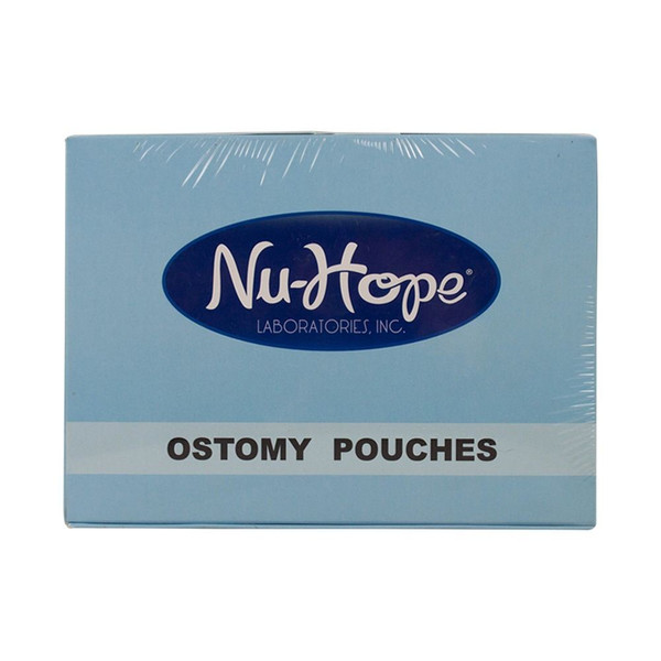 Nu Hope Laboratories - 7244-Dc - 1 - Piece Post - Op Adult Drainable Pouch Cut - To - Fit Deep Convex 1/8" X 2" Oval - Box/10