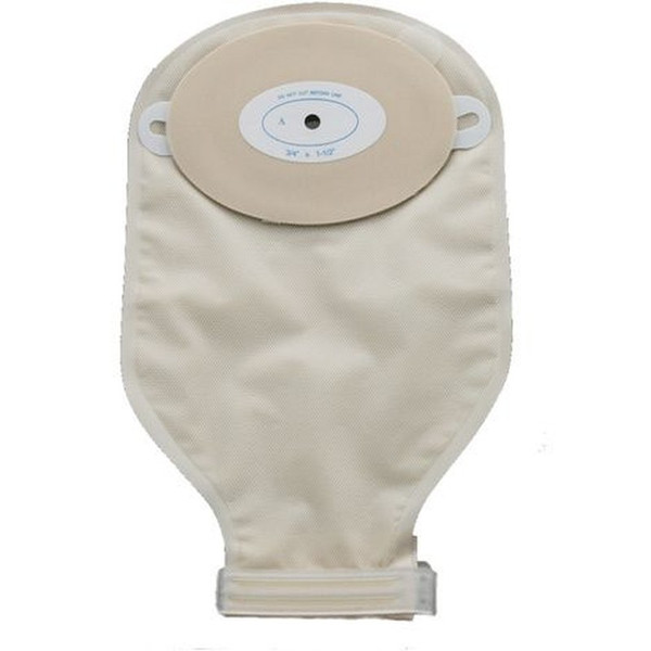 Nu Hope Laboratories - 7264 - 1 - Piece Post - Op Adult Drainable Pouch Cut - To - Fit 1/2" X 2 - 3/4" Oval - Box/10